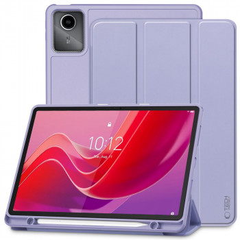Tech-Protect SmartCase Pen Hülle für Lenovo Tab M11 TB-330, Violett