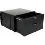 Lanview RAD115BL Rack-Zubehör, 6U, 19 Zoll, oval, 482 mm, 50 kg, schwarz