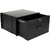 Lanview RAD115BL Rack-Zubehör, 6U, 19 Zoll, oval, 482 mm, 50 kg, schwarz