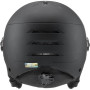 UVEX Wanted Visor Skihelm, 58-61 cm (L), Schwarz