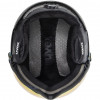 UVEX Wanted Visor Skihelm, 58-61 cm (L), Schwarz