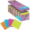 3M Post-it Super Sticky Notes 654SE24P, 76 x 76 mm, 90 Blatt pro Block, 4 Farben (Vorteilspack)