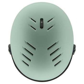 UVEX Wanted Visor Skihelm, 58-61 cm (L), Grün