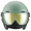 UVEX Wanted Visor Skihelm, 58-61 cm (L), Grün