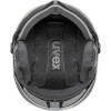 UVEX Wanted Visor pro V Skihelm, Schwarz Matt
