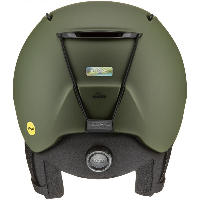 UVEX Monte LT MIPS Skihelm, 51-55 cm, Grün