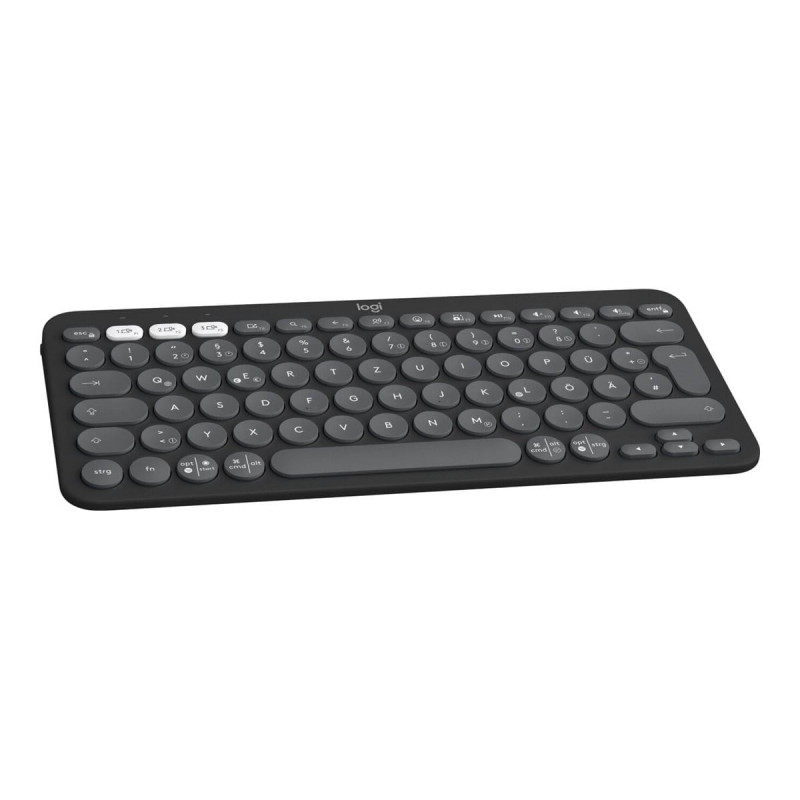 Logitech Pebble Keys 2 K380s Bluetooth-Tastatur (920-011803), Graphite, französisches Layout
