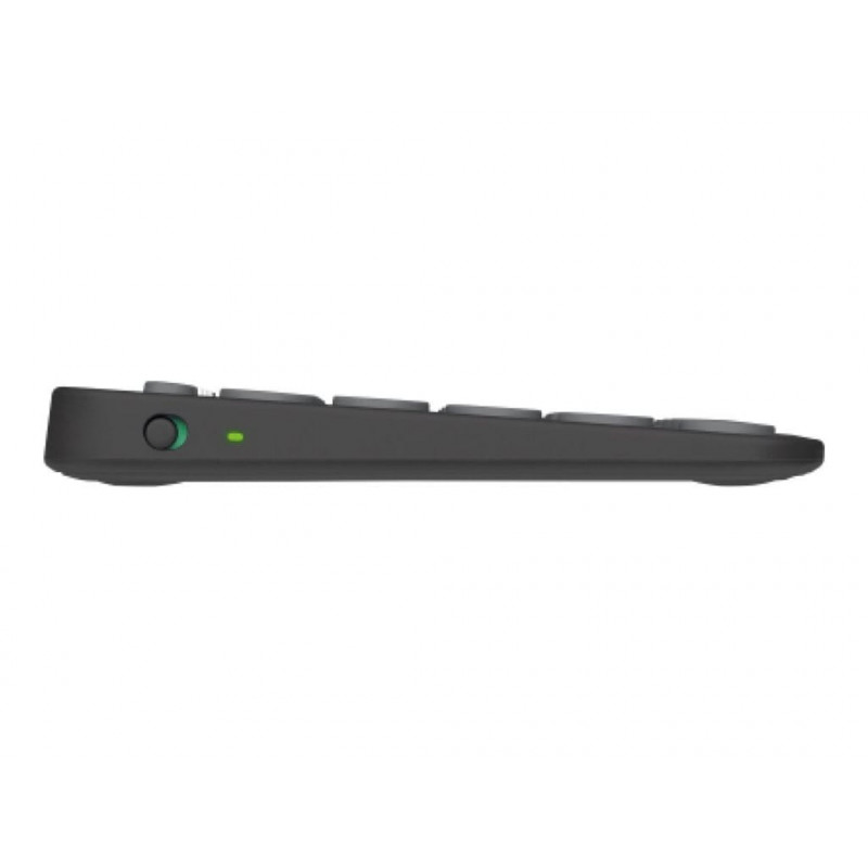 Logitech Pebble Keys 2 K380s Bluetooth-Tastatur (920-011803), Graphite, französisches Layout