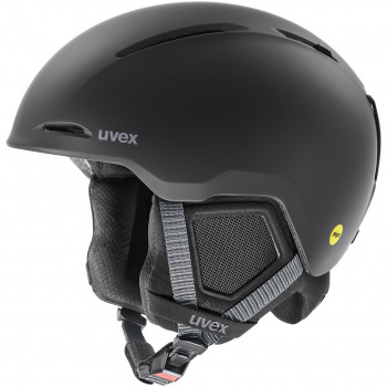 UVEX Monte LT MIPS Skihelm 56-59 cm, schwarz matt