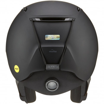 UVEX Monte LT MIPS Skihelm 56-59 cm, schwarz matt