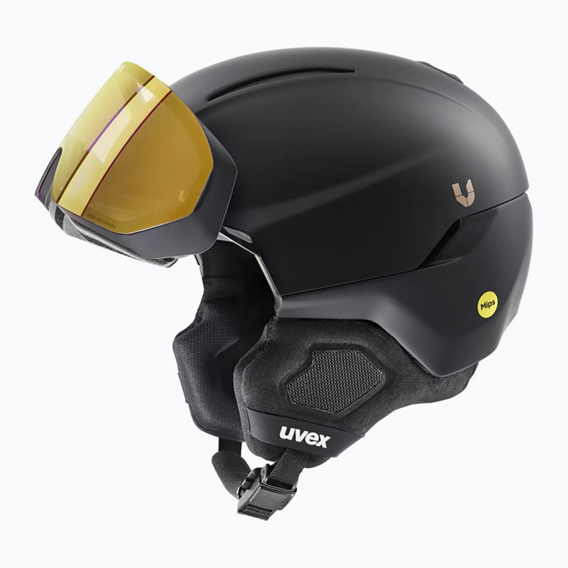 UVEX Ultimate Horizon MIPS Skihelm, schwarz matt
