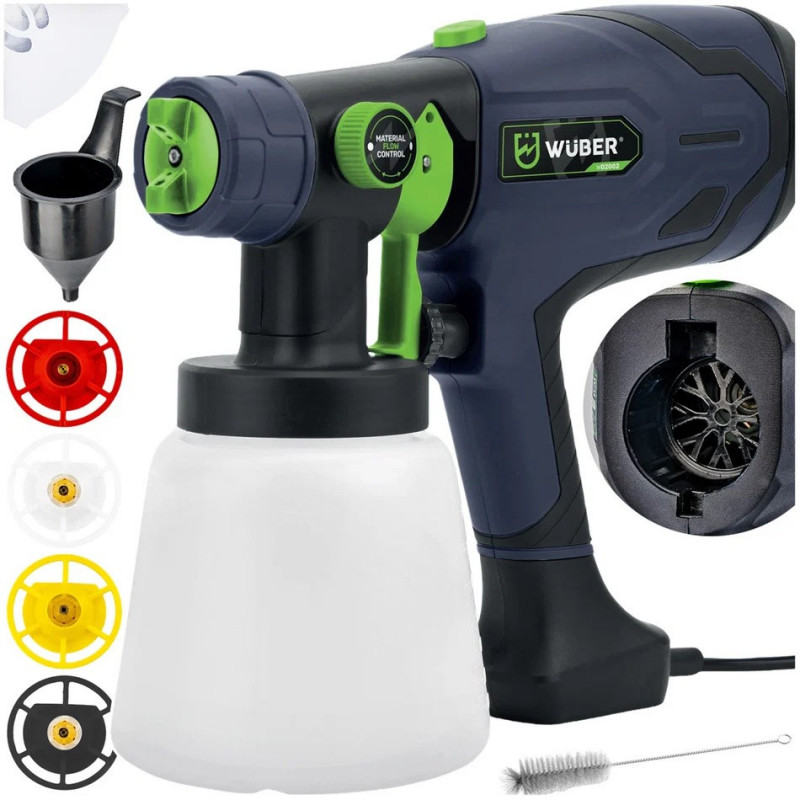 Wuber W02002 Elektrische Sprühpistole, 400 W