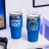 Paladone PP15504AB Astro Bot Reisebecher, 600 ml, Blau