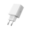 Tech-Protect NC20W 1-Port USB-C Wandladegerät PD20W mit USB-C / USB-C Kabel, Weiß
