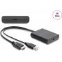 Delock 64383 Adapter HDMI-Stecker auf USB Type-C-Buchse (DP Alt Mode), 8K HDR