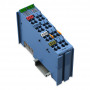 WAGO 750-485 Analogeingangsklemme, 2-kanalig, blau, 0,08-2,5 mm²