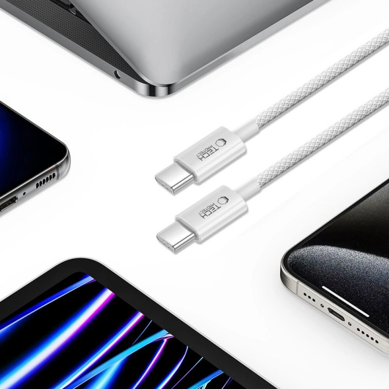 Tech-Protect Ultraboost Lite USB-C / USB-C Kabel PD60W/3A 200 cm, Cool Grey