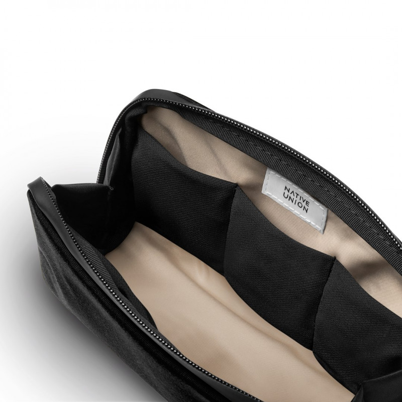 Native Union W.F.A Stow Lite Organizer für mobiles Zubehör, Schwarz