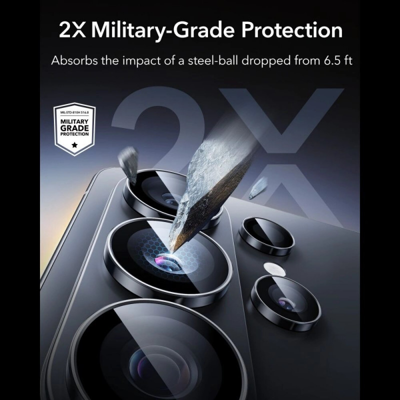 ESR Armorite Kameraschutz für Samsung Galaxy S26 Ultra, Schwarz