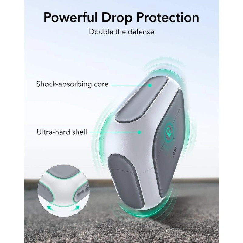 ESR Orbit HaloLock MagSafe Hülle für Apple AirPods Pro 3, Weiß