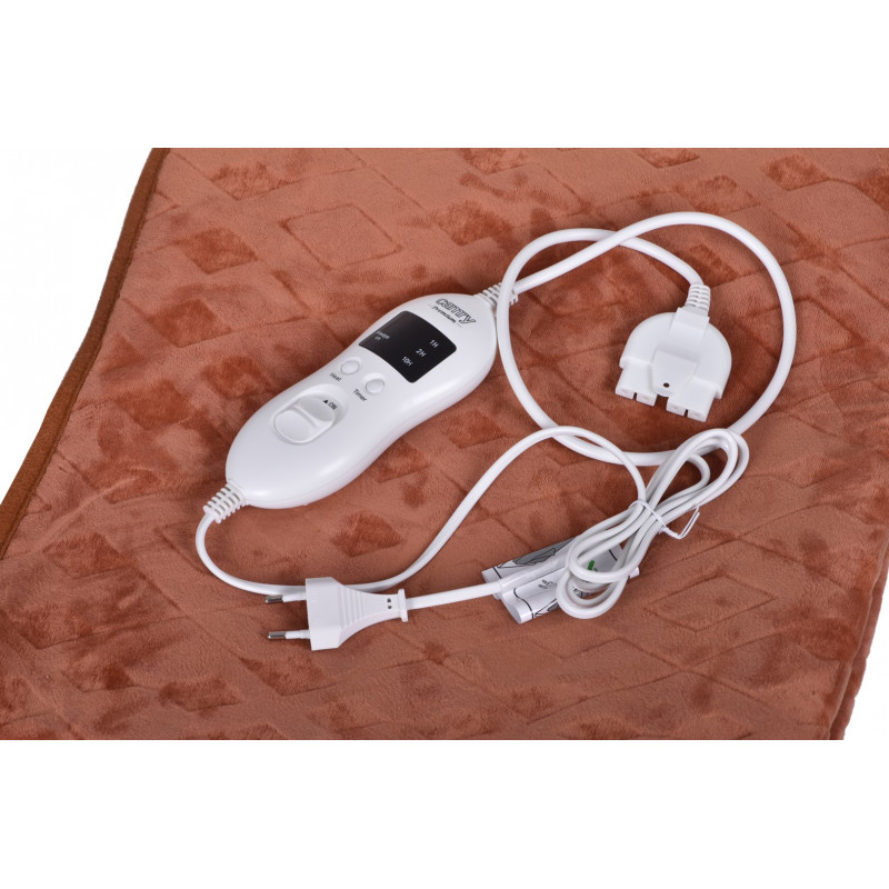 Camry CR 7435 Elektrische Heizdecke mit Timer, 8 Heizstufen, 1 Person, 60 W