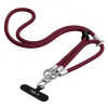 Tech-Protect C10S Rope Umhänge- und Handgelenk-Handy-Lanyard-Set, Burgundy/Titanium