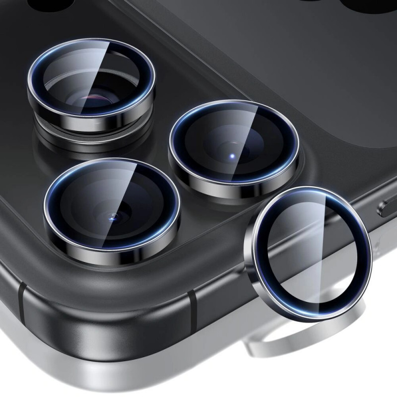 ESR Armorite Kameraschutz für Apple iPhone 14 Pro / 14 Pro Max / 15 Pro / 15 Pro Max / 16 Pro / 16 Pro Max / 17 Pro / 17 Pro Max, Schwarz (ESR931)