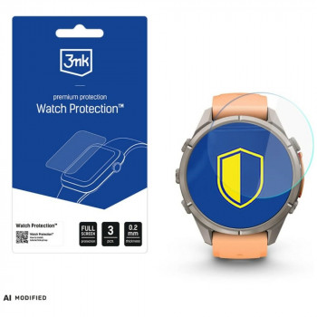 3MK FlexibleGlass Watch Displayschutzfolie für Garmin Fenix 9 Pro 43 mm