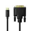 Logilink UA0473 USB 3.2 Gen1 Type-C Kabel, C/M auf DVI-D/M, 1080p/60 Hz, schwarz, 1,8 m