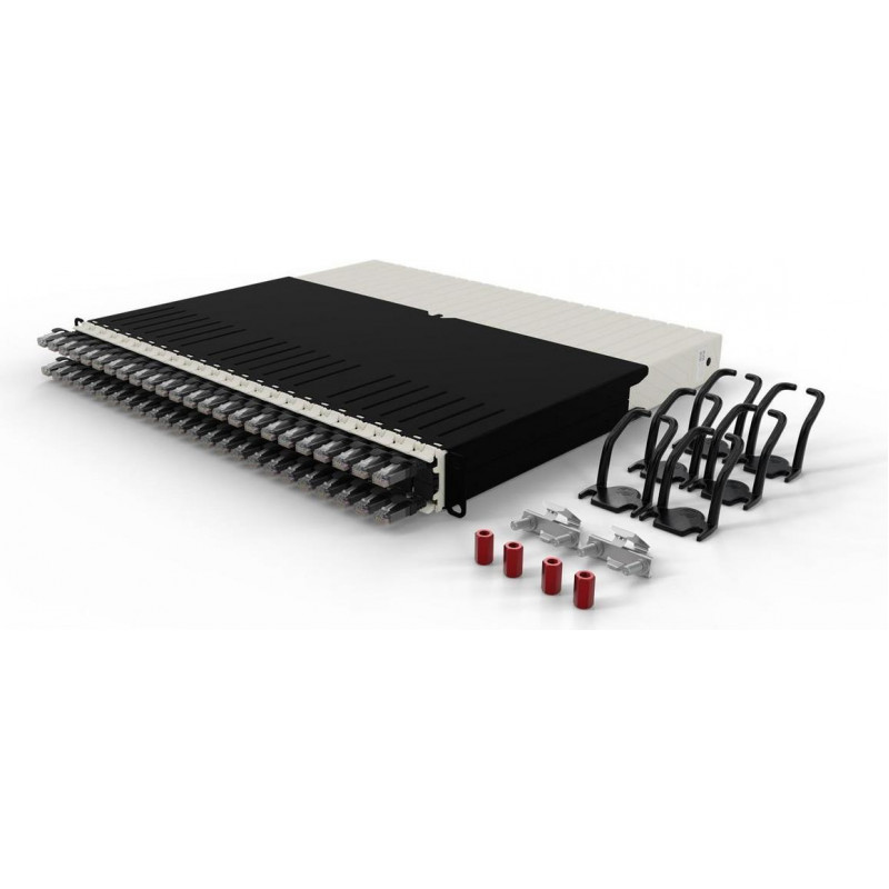 Patchbox .one 8RU UTP Patchpanel, schwarz (PONEX8UTPBK)