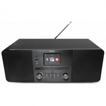 Xoro HMT 620 All-in-One Stereo-Internetradio mit CD-Player, DAB+, UKW, Spotify, Bluetooth, schwarz (SAT100373)