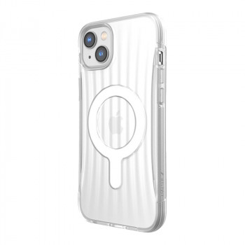 X-Doria Raptic Clutch MagSafe Hülle für Apple iPhone 14 Plus / 15 Plus, transparent