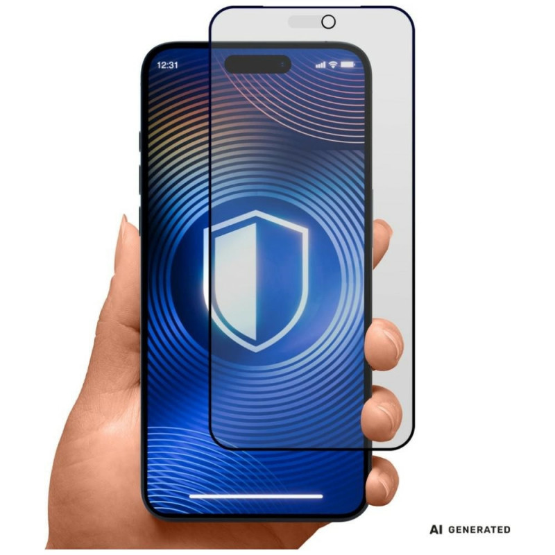 3MK HardGlass Matt Max Privacy Panzerglas für Apple iPhone 18 Pro, matt, Blickschutzfilter