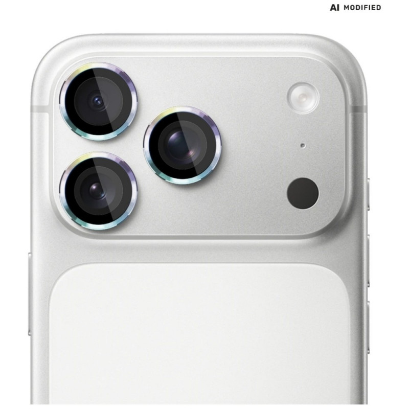3MK Lens Protection Pro Kameraobjektivschutz für Apple iPhone 18 Pro / 18 Pro Max, gehärtetes Glas, Regenbogen