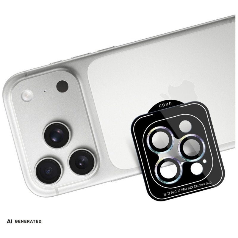 3MK Lens Protection Pro Kameraobjektivschutz für Apple iPhone 18 Pro / 18 Pro Max, gehärtetes Glas, Regenbogen