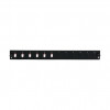 EFB Elektronik SB-FP-6SC-S-OM4 LWL-Frontplatte für Rackmontage, 1U, grau, Metall, 432 mm