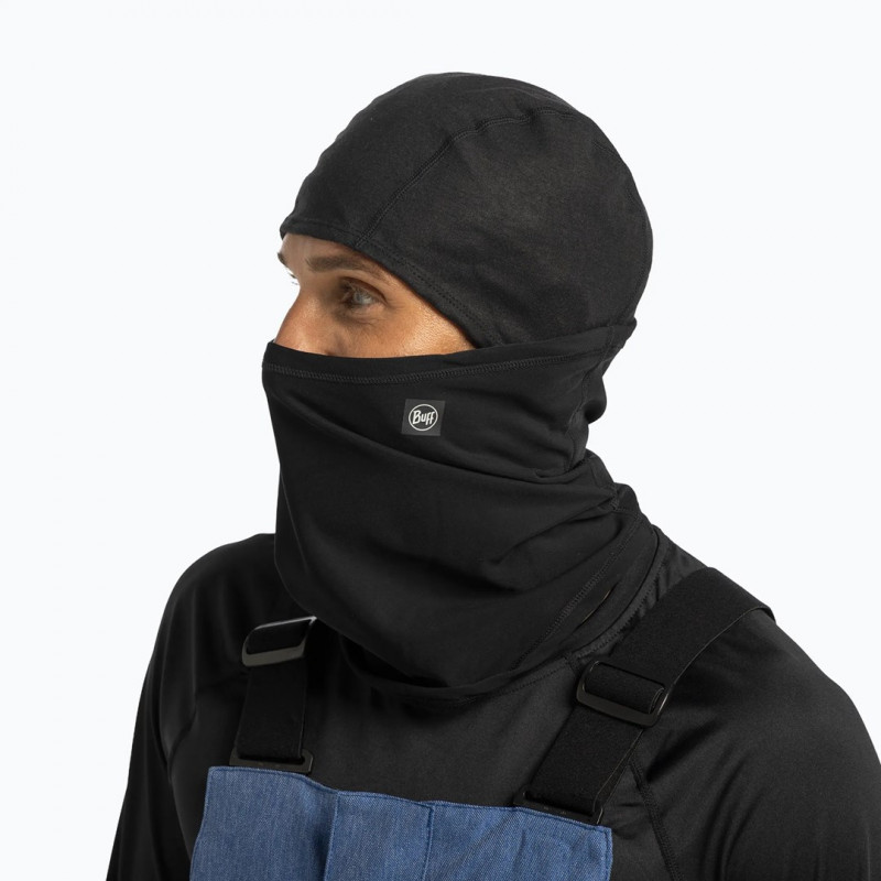BUFF Tech Fleece Hinged Balaclava Schwarz