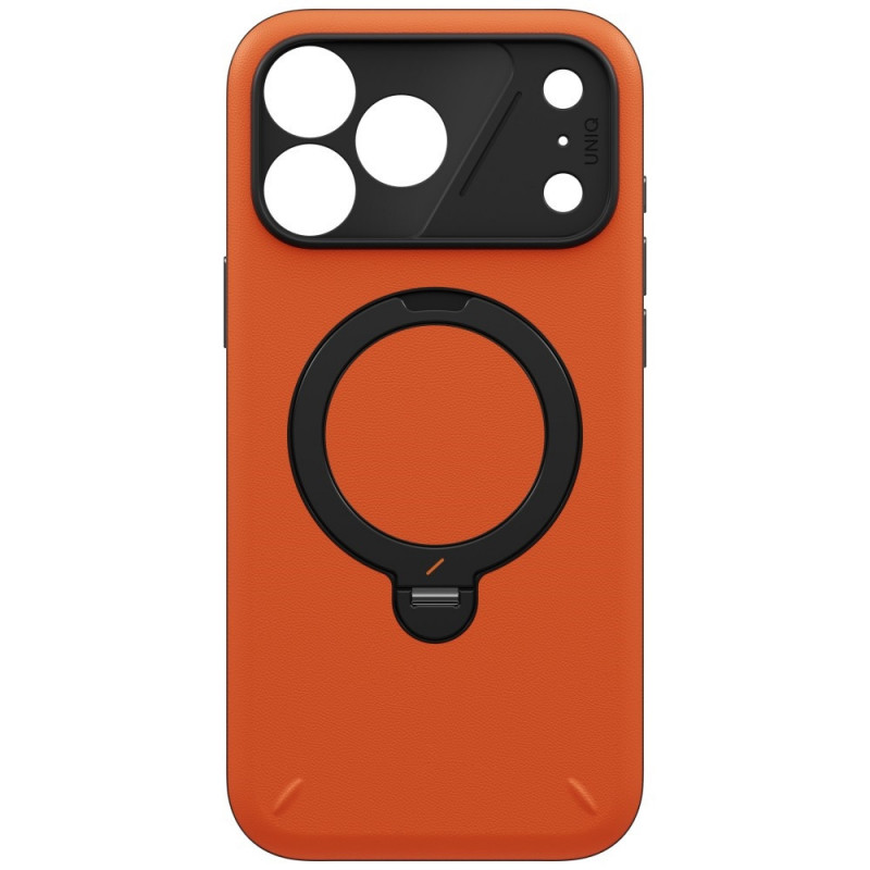 UNIQ Elix Hülle für Apple iPhone 18 Pro Max / 17 Pro Max, 360° drehbarer Kickstand, orange