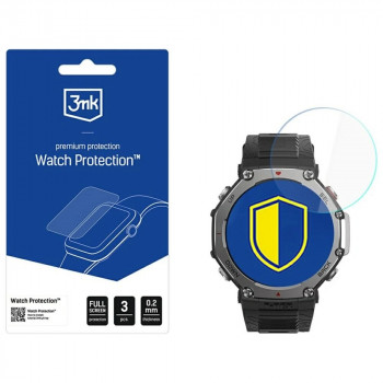 3MK ARC Watch Protection Displayschutzfolie für Smartwatches für Amazfit T-Rex 3