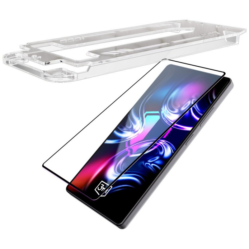3MK HardGlass Max gehärtetes Glas mit Applikator für Samsung Galaxy S26+, schwarz