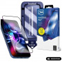 3MK HardGlass Max Panzerglas für Apple iPhone 15 Pro, schwarz