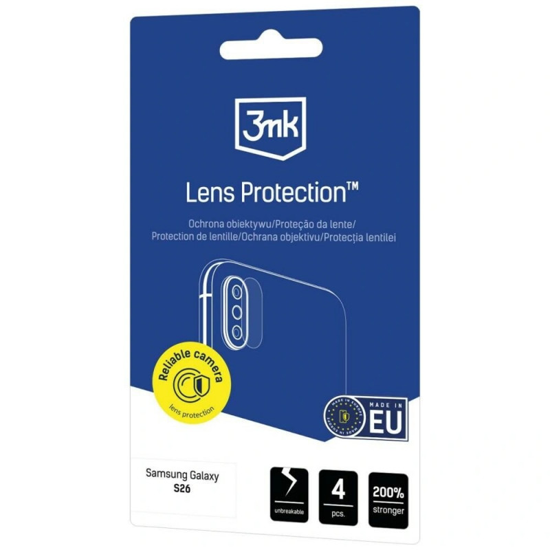 3MK Lens Protection Kameraobjektivschutz für Samsung Galaxy S26, 4er-Pack
