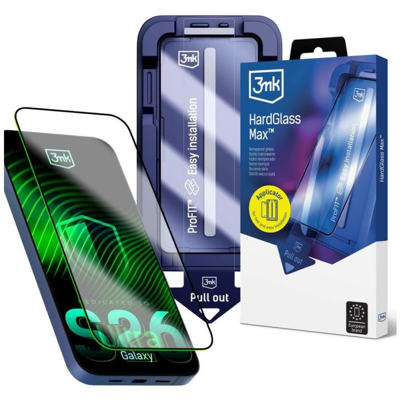 3MK HardGlass Max Panzerglas für Samsung Galaxy S26 Ultra, transparent