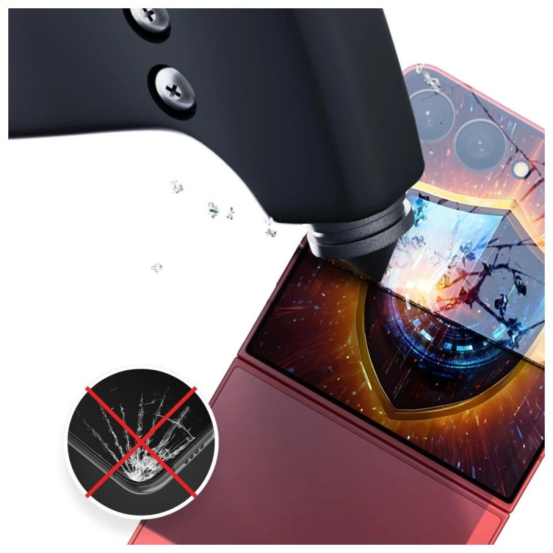 3MK Silky Matt Privacy Blickschutzfolie für Samsung Galaxy Z Flip7