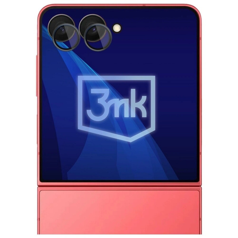 3MK Lens Protection Pro Kameraobjektivglas für Samsung Galaxy Z Flip7, schwarz