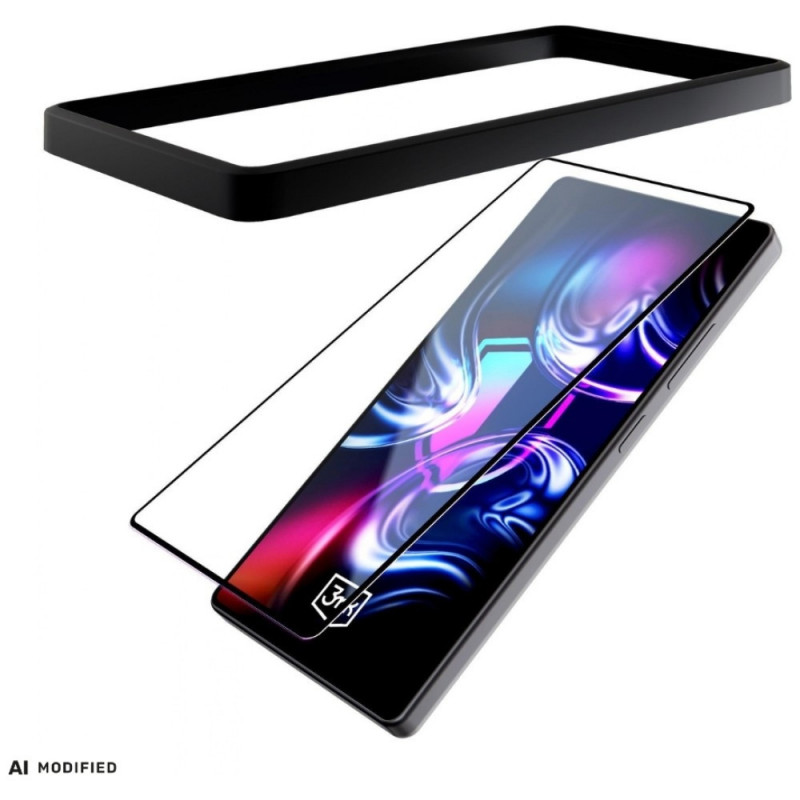 3MK HardGlass Max gehärtetes Glas mit Montagerahmen für Samsung Galaxy A35 / A55 5G
