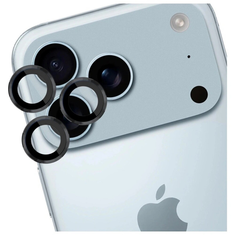 3MK Lens Protection Pro Kameraobjektivglas für Apple iPhone 17 Pro / 17 Pro Max, schwarz