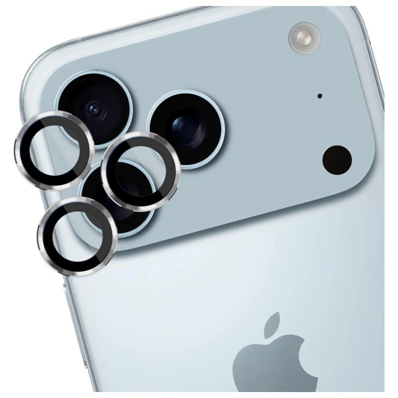 3MK Lens Protection Pro Kameraobjektivglas für Apple iPhone 17 Pro / 17 Pro Max, silber