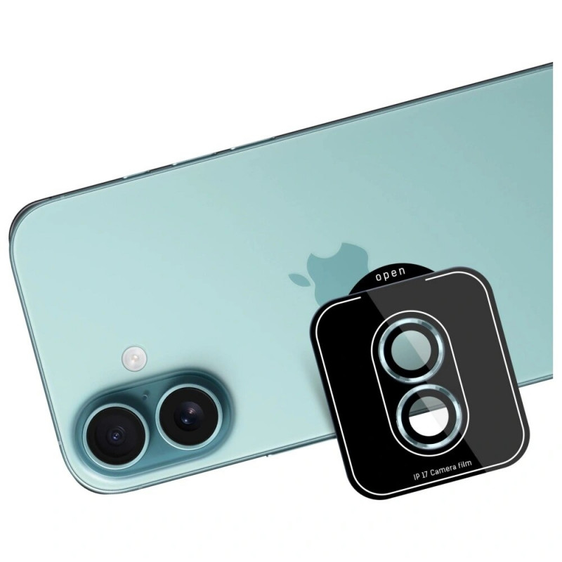 3MK Lens Protection Pro gehärtetes Glas Kameraobjektivschutz für Apple iPhone 17, grün