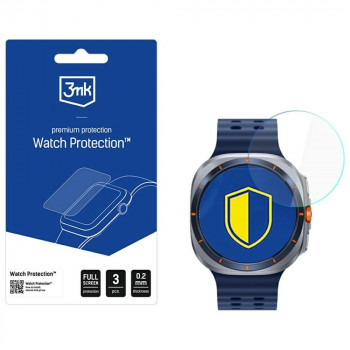 3MK FlexibleGlass Watch Hybridglas Displayschutzfolie für Samsung Galaxy Watch Ultra (2025)